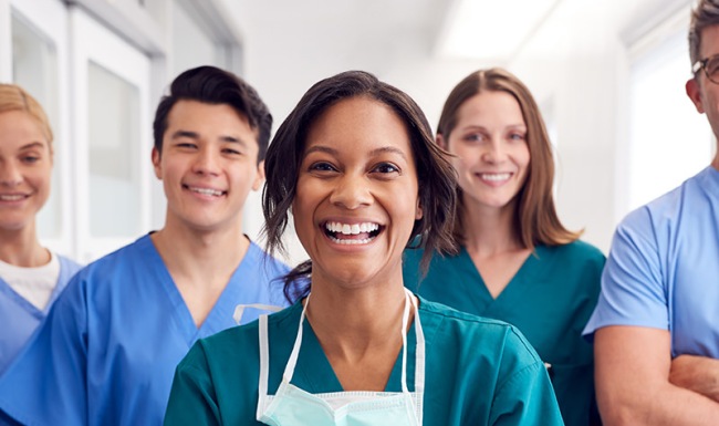 health care individuals standing